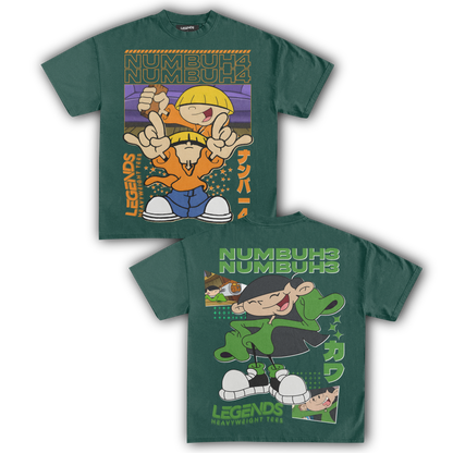 KIDS NEXT DOOR - NUMBER 4 & 3 TEE (DOUBLE SIDED)