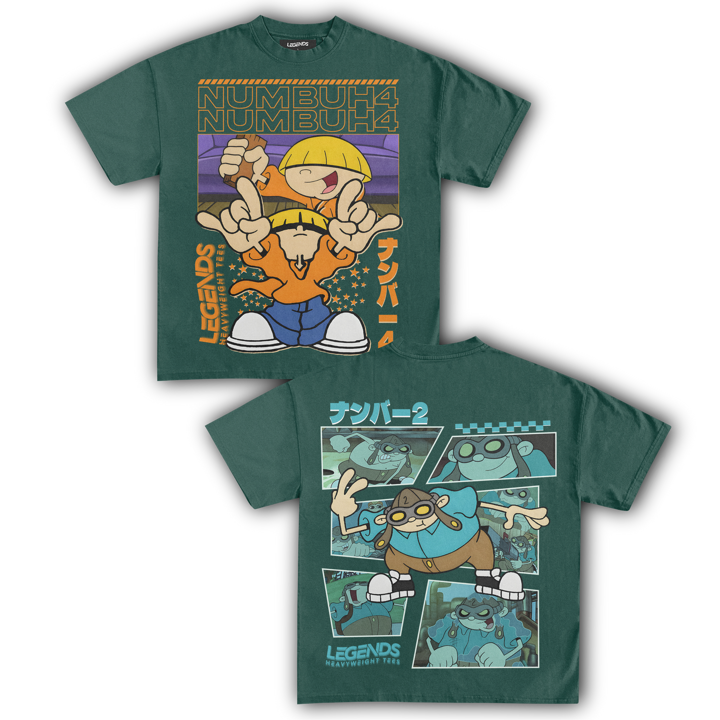 KIDS NEXT DOOR - NUMBER 4 & 2 TEE (DOUBLE SIDED)
