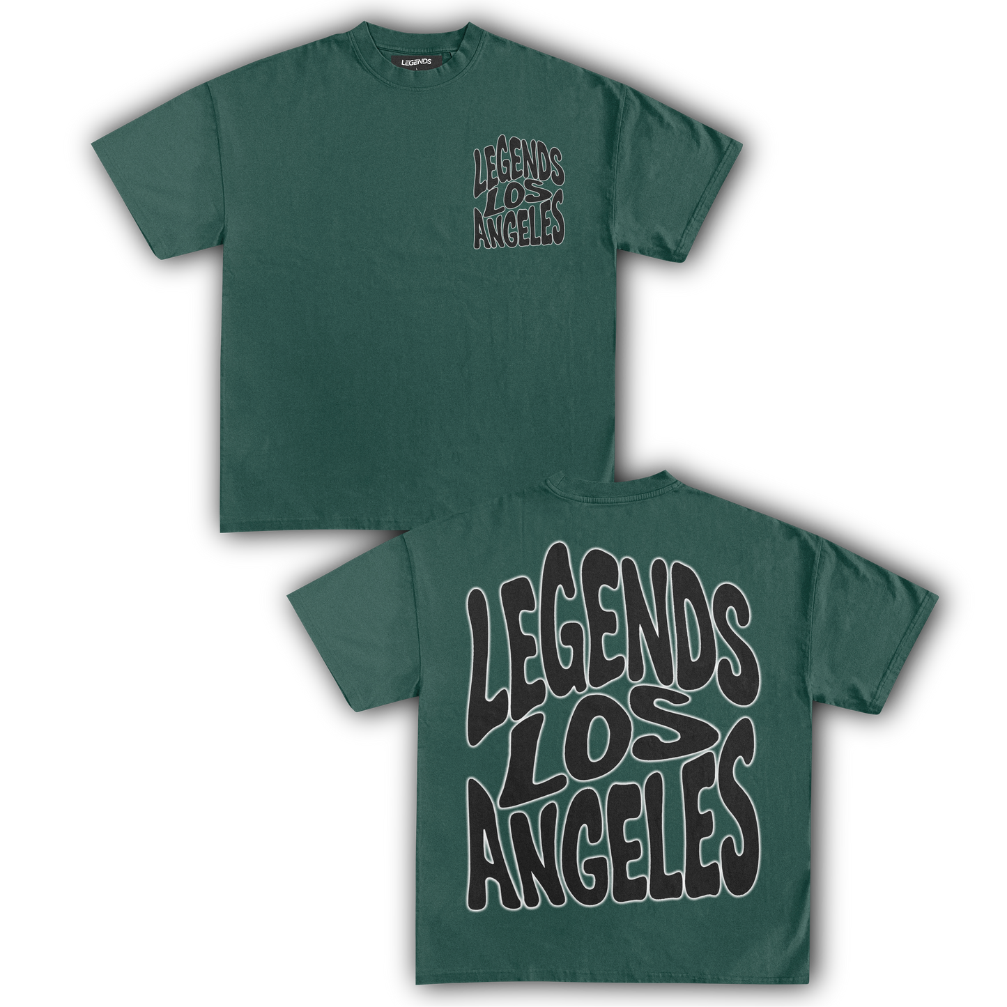 LEGENDS LOS ANGELES DOUBLE TEE BLACK