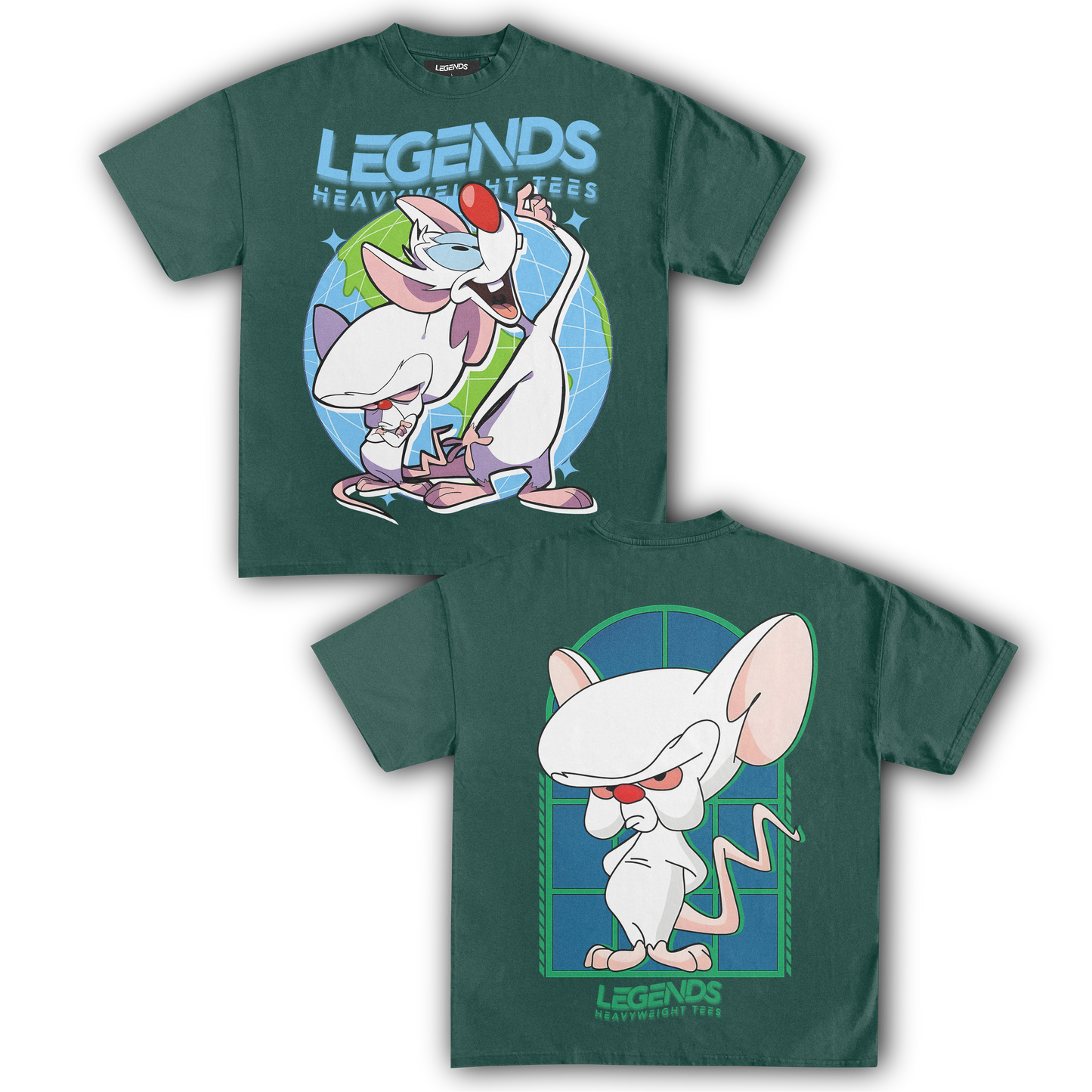 PINKY & THE BRAIN TEE IV (DOUBLE SIDED)