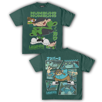 KIDS NEXT DOOR - NUMBER 3 & 2 TEE (DOUBLE SIDED)