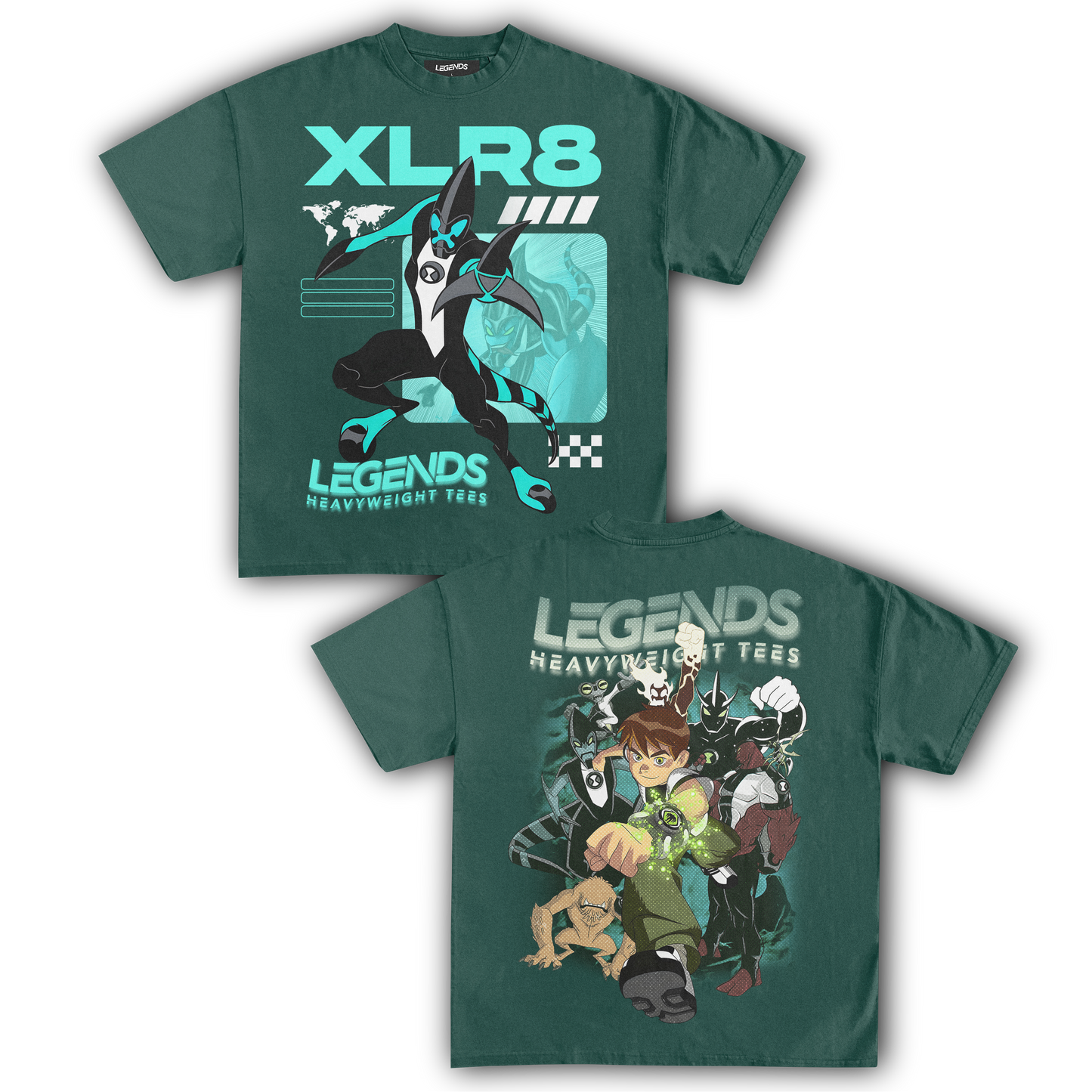 XRL8 & BEN 10 TEE (DOUBLE SIDED)