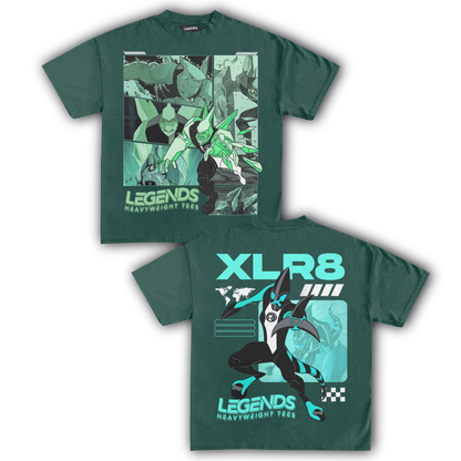 DIAMONDHEAD & XLR8 TEE (DOUBLE SIDED)