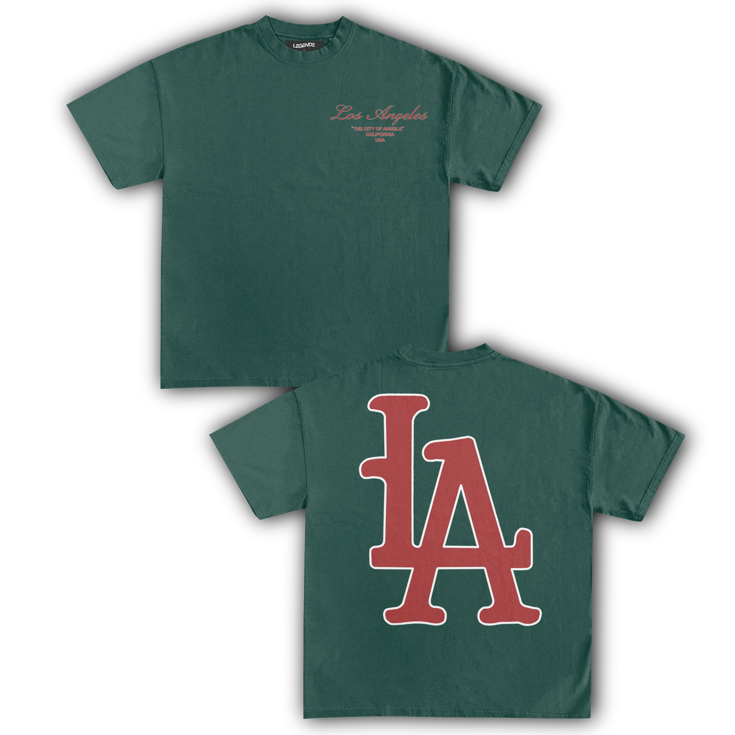 CITY OF ANGELS V2 DOUBLE TEE WHITE