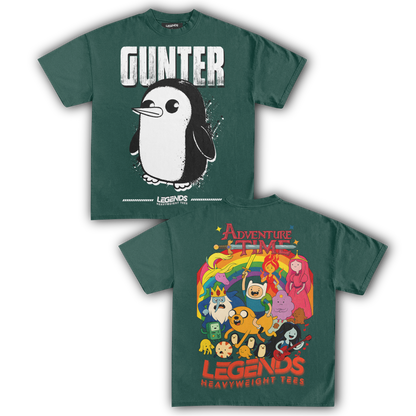 ADVENTURE TIME - GUNTER TEE IV (DOUBLE SIDED)