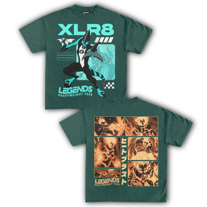 XRL 8 & HEATBLAST TEE (DOUBLE SIDED)
