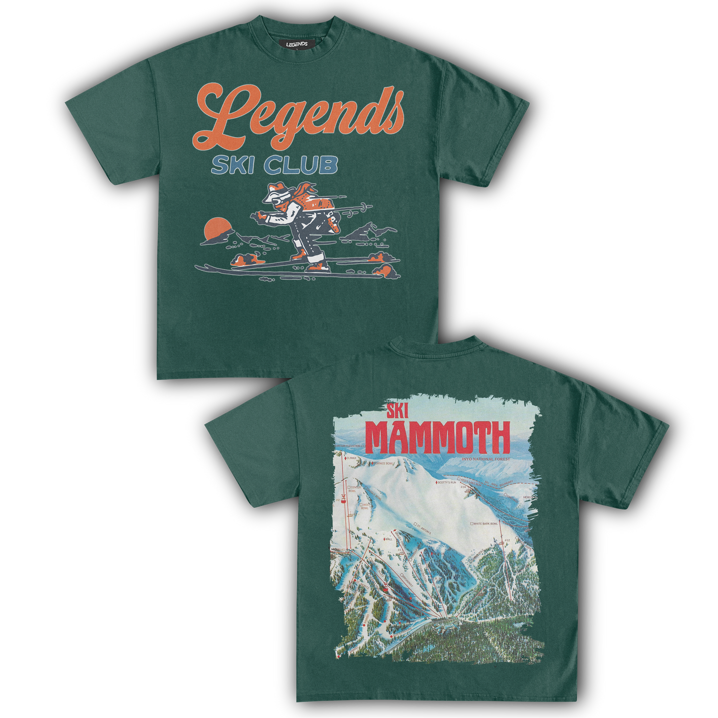 LEGENDS SKI CLUB - MAMMOTH II (DOUBLE SIDED)