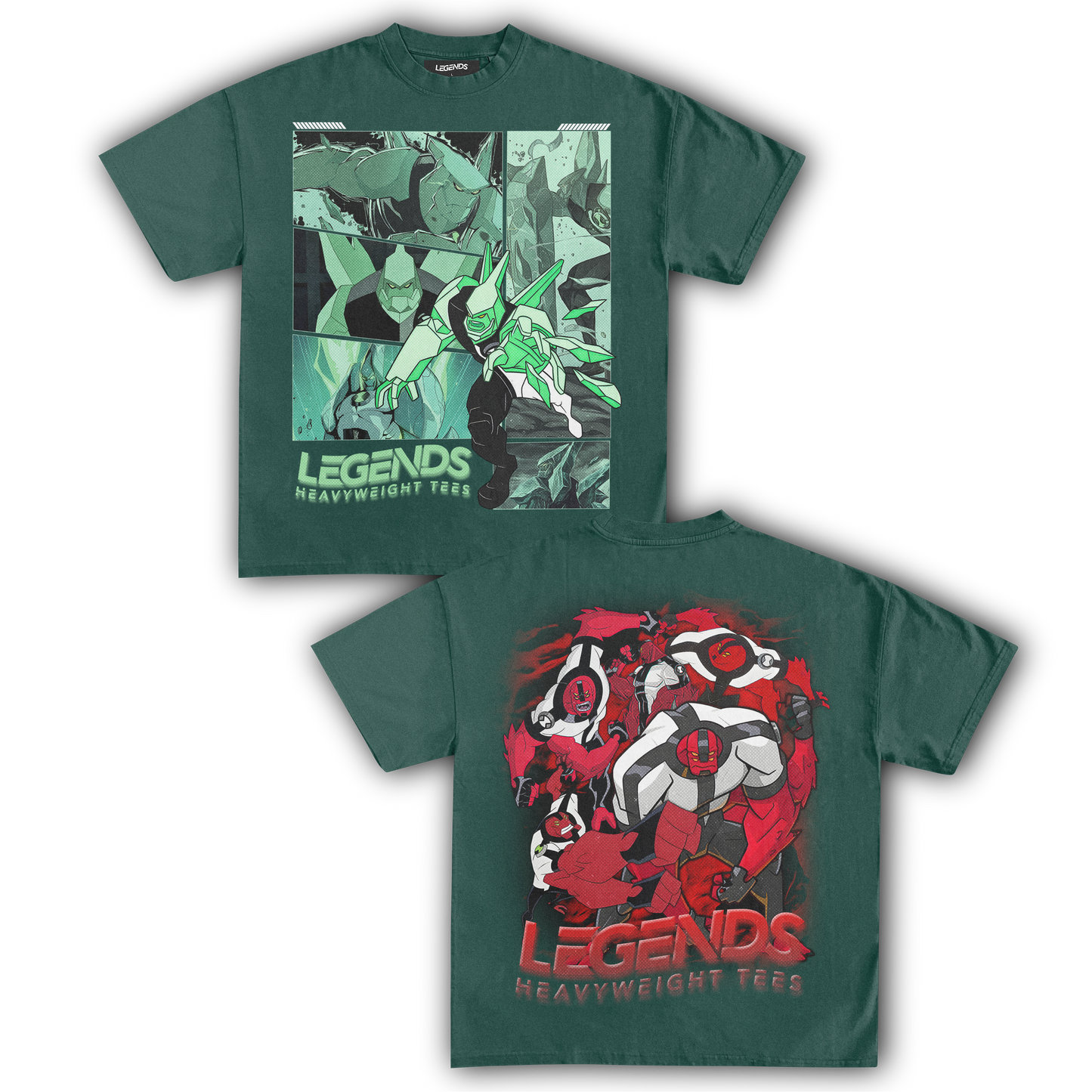 DIAMONDHEAD & FOURARMS TEE (DOUBLE SIDED)