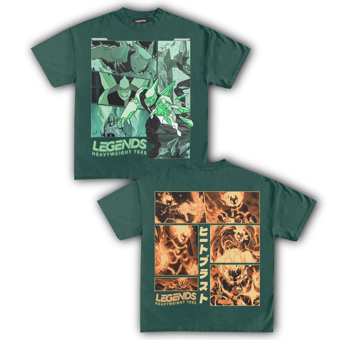DIAMONDHEAD & HEATBLAST TEE (DOUBLE SIDED)