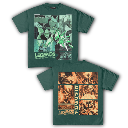 DIAMONDHEAD & HEATBLAST TEE (DOUBLE SIDED)