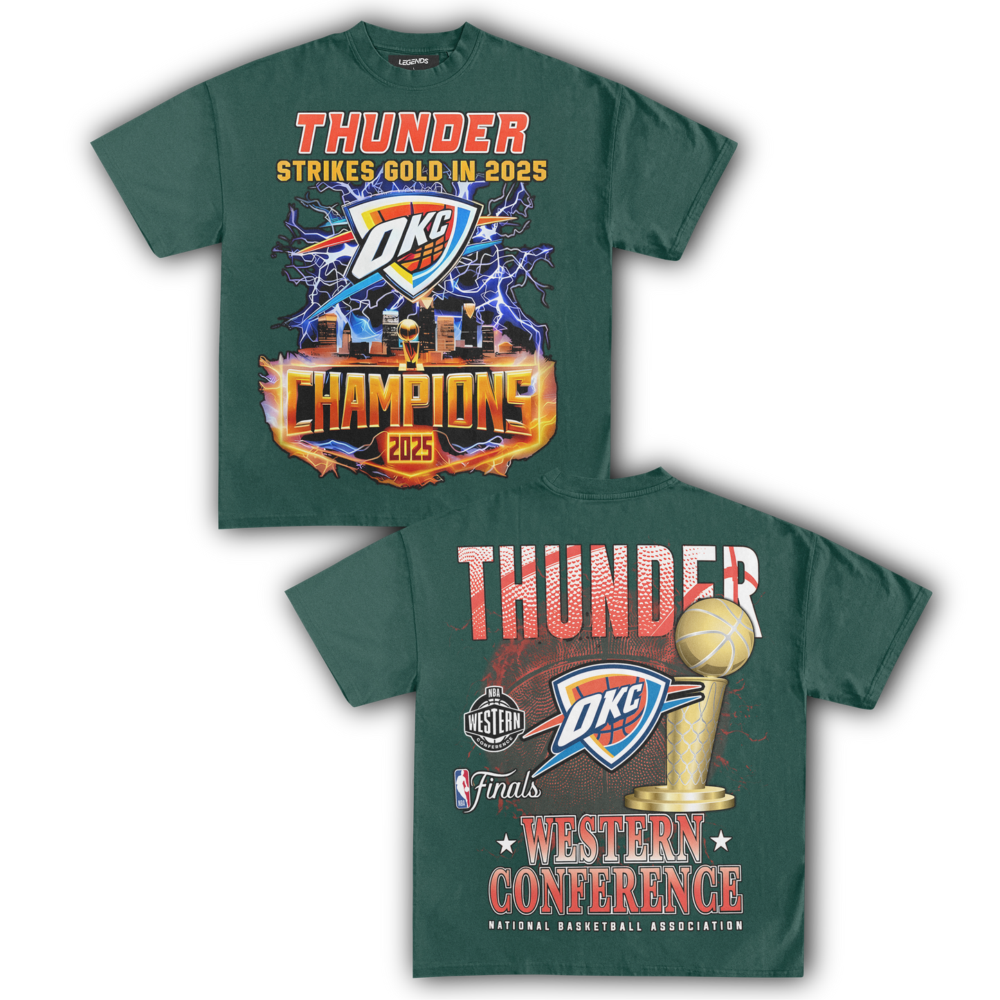 OKLAHOMA CITY THUNDER - CHAMPIONS I (DOUBLE SIDED)