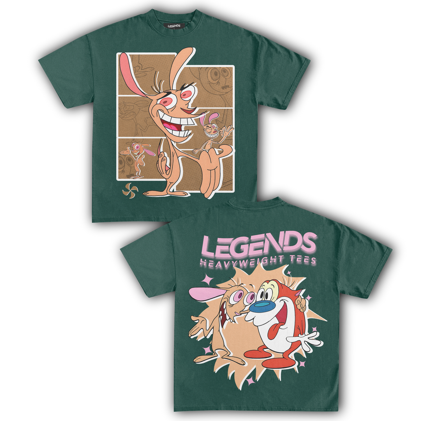 REN & STIMPY TEE III (DOUBLE SIDED)