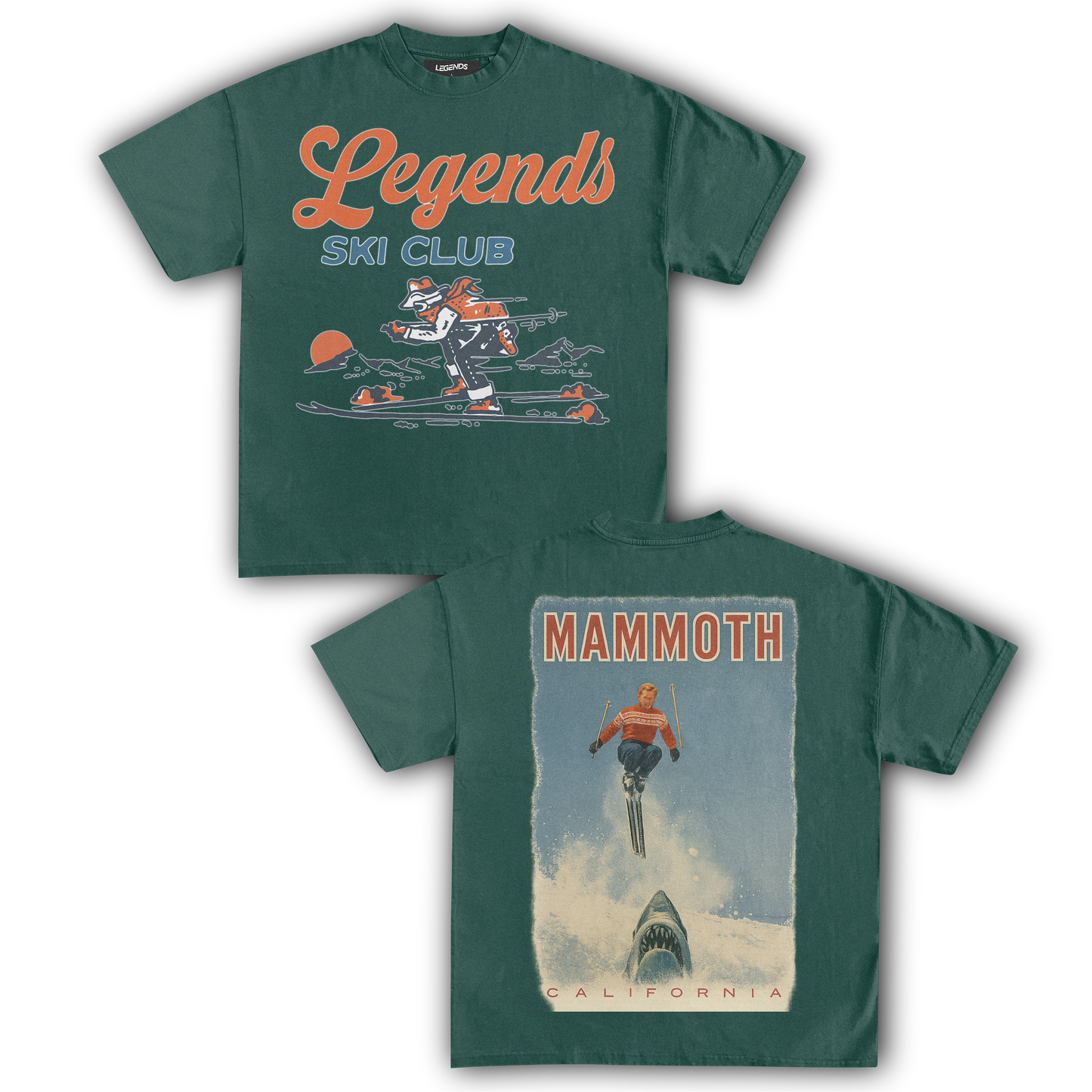 LEGENDS SKI CLUB - MAMMOTH JAWS (DOUBLE SIDED)