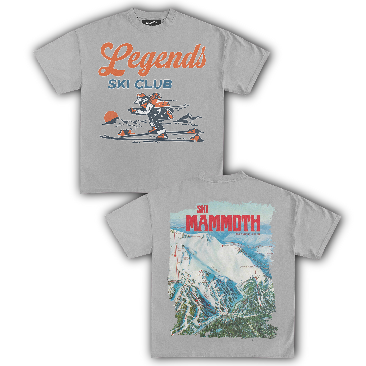 LEGENDS SKI CLUB - MAMMOTH II (DOUBLE SIDED)