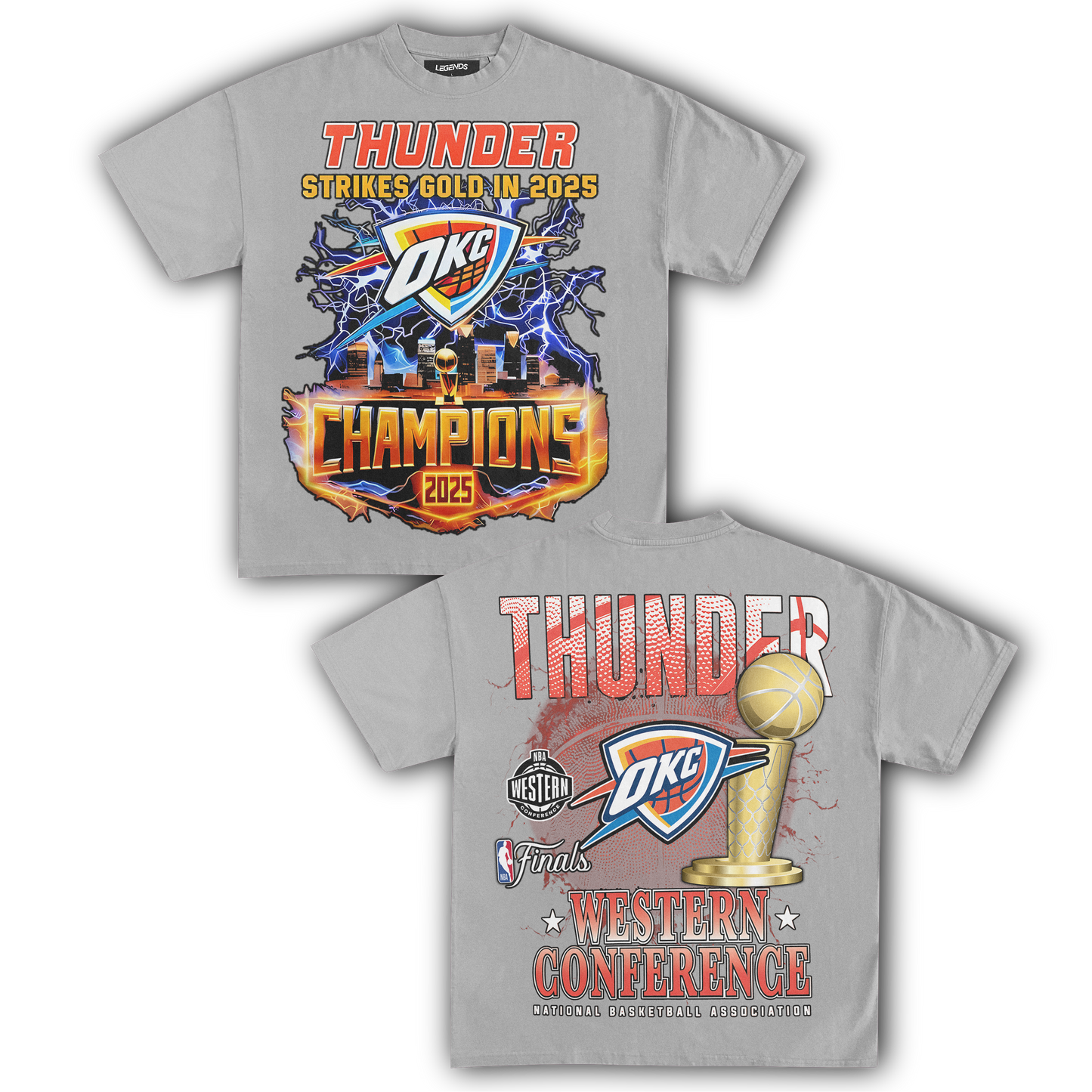 OKLAHOMA CITY THUNDER - CHAMPIONS I (DOUBLE SIDED)