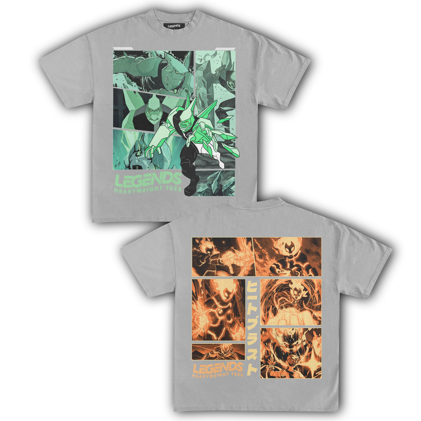DIAMONDHEAD & HEATBLAST TEE (DOUBLE SIDED)