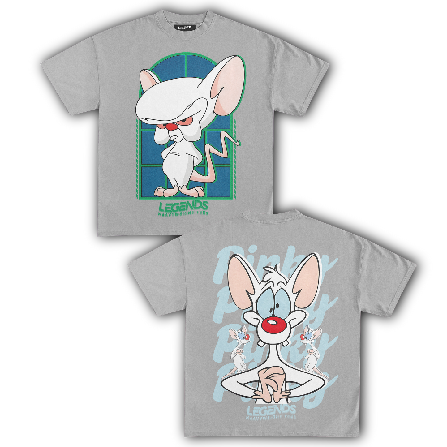 THE BRAIN & PINKY TEE (DOUBLE SIDED)