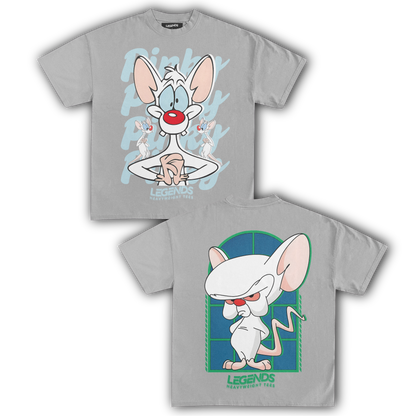 PINKY & THE BRAIN TEE II (DOUBE SIDED)