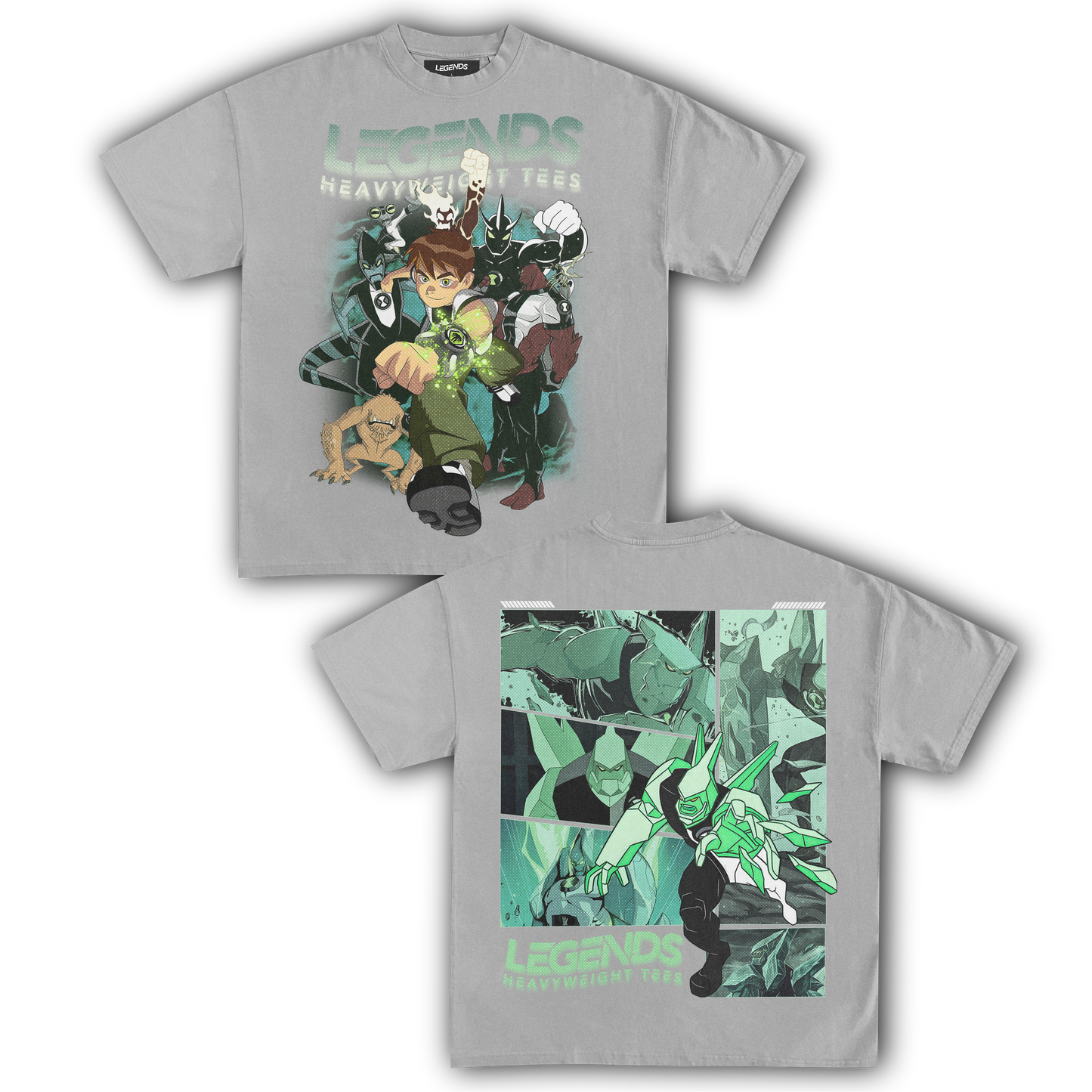 BEN 10 & DIAMONDHEAD TEE (DOUBLE SIDED)