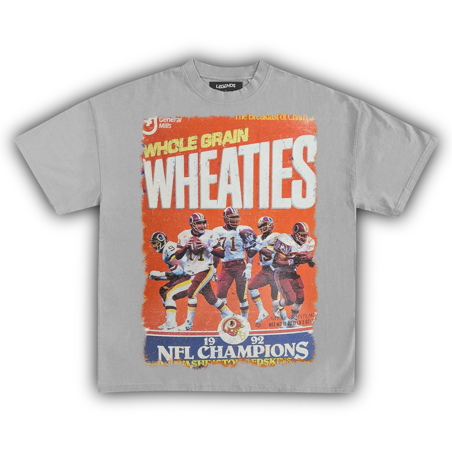 WHEATIES REDSKINS CHAMPIONS 1992 VINTAGE TEE