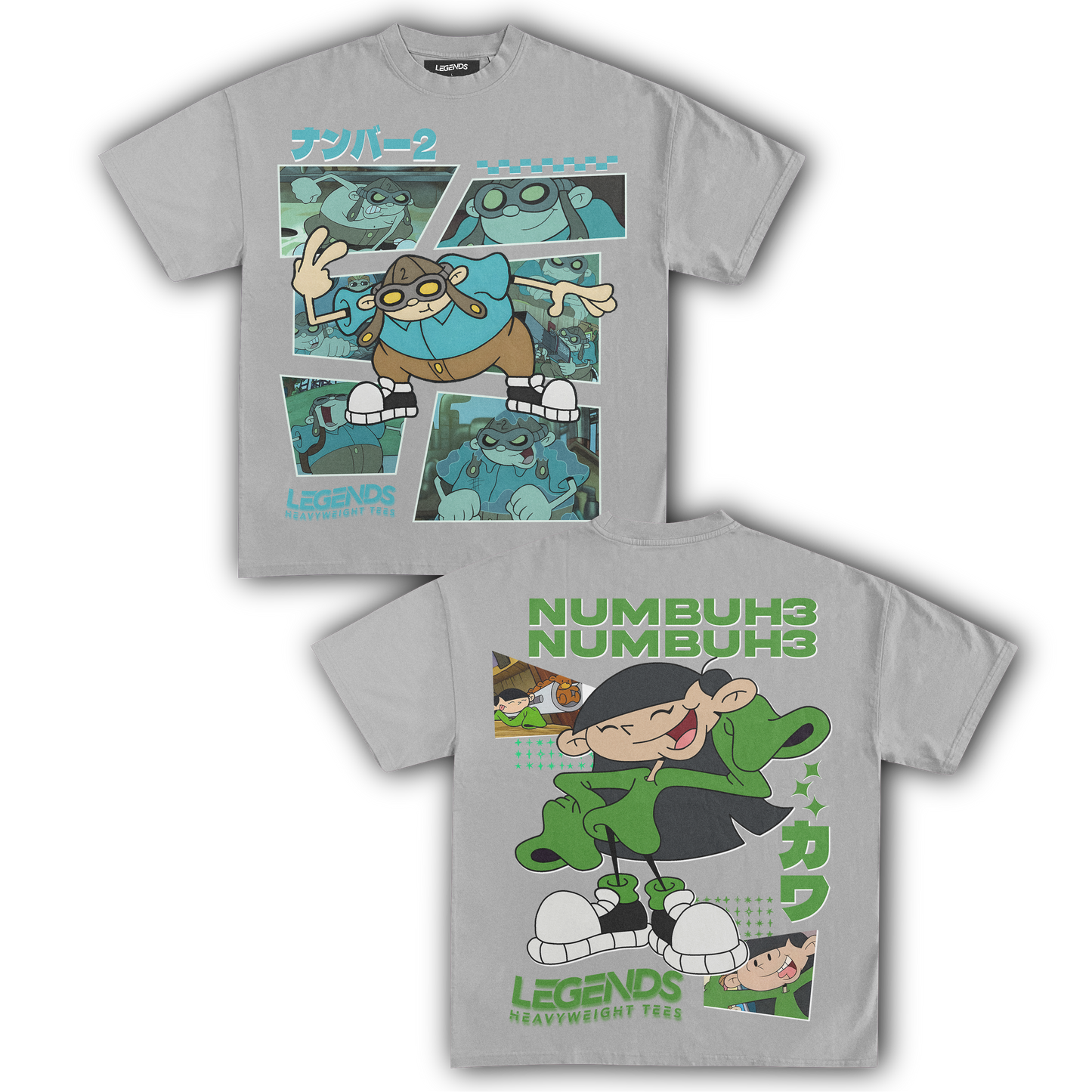 KIDS NEXT DOOR - NUMBER 2 & 3 TEE (DOUBLE SIDED)