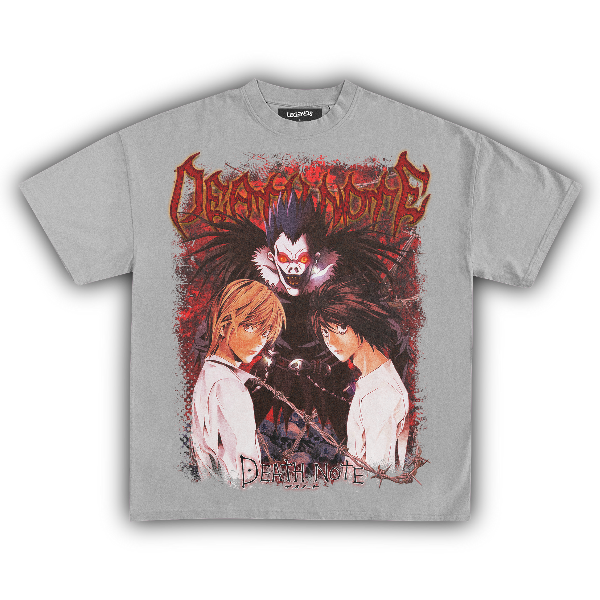 Death Note Tee » Anime » Vintage Heavyweight T-Shirt Death Note Tee » Anime » Vintage Heavyweight T-Shirt