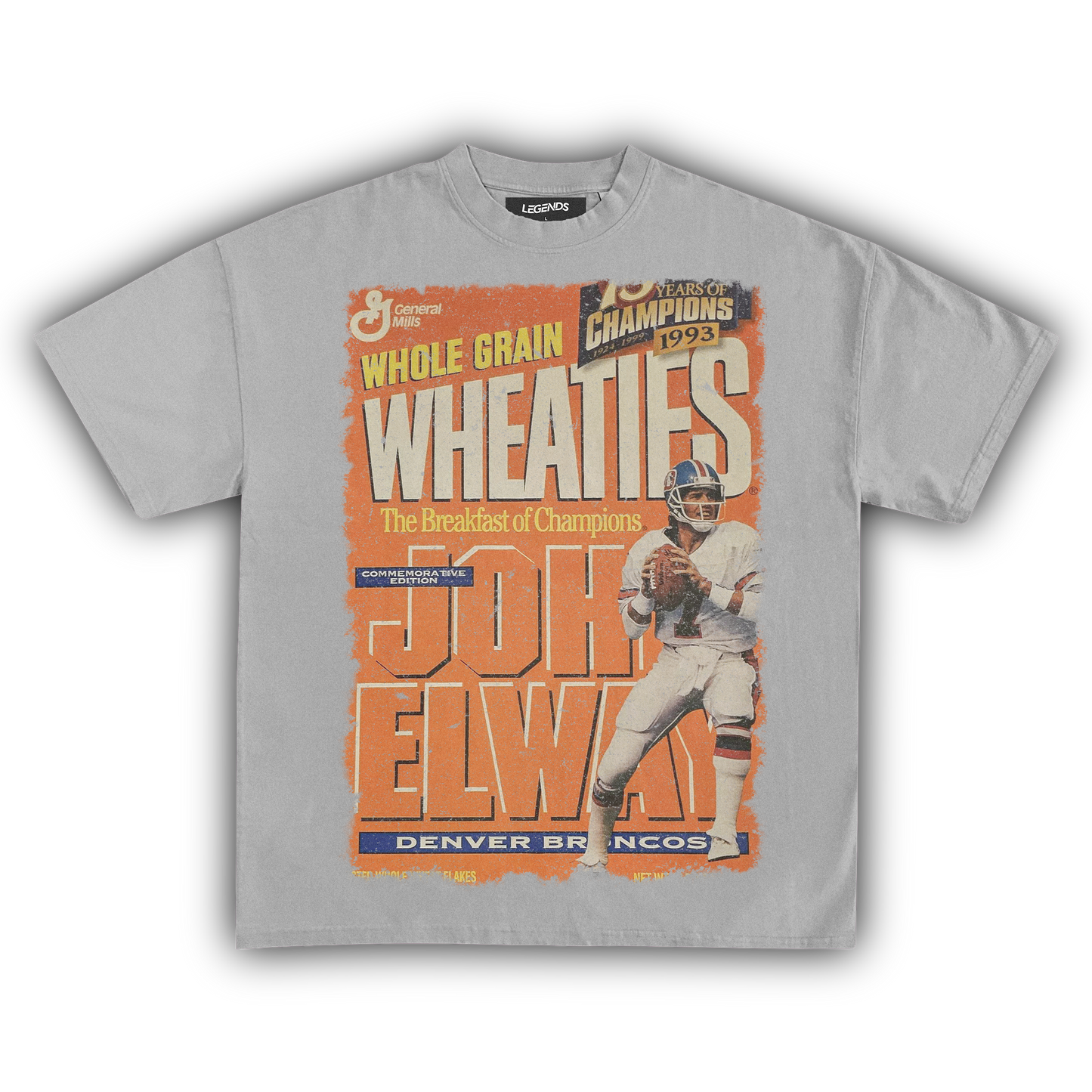 WHEATIES JOHN ELWAY 1993 VINTAGE TEE