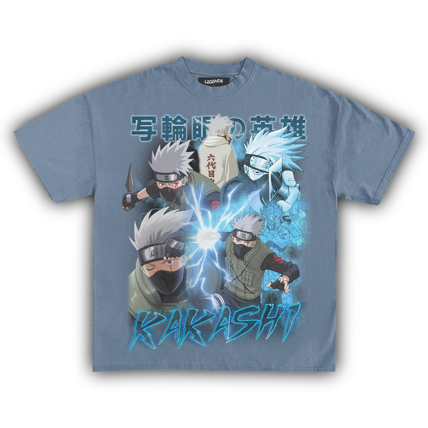 NARUTO SHIPPUDEN KAKASHI VINTAGE TEE