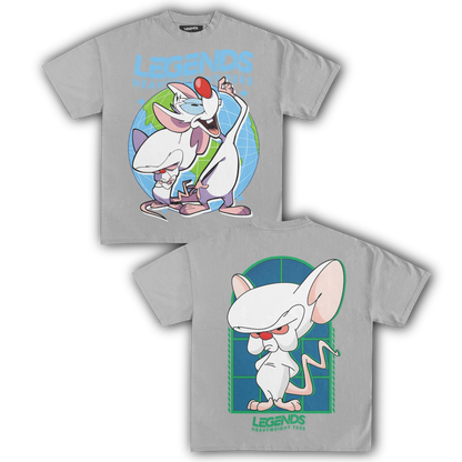 PINKY & THE BRAIN TEE IV (DOUBLE SIDED)