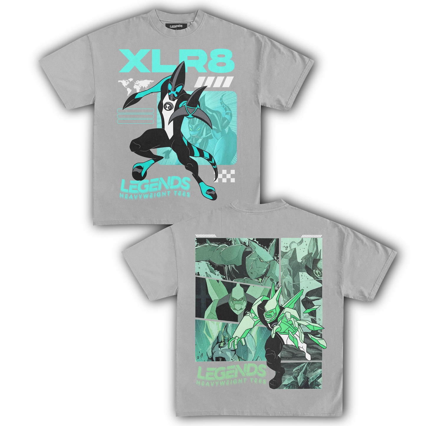 XRL8 & DIAMONDHEAD TEE (DOUBLE SIDED)