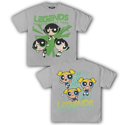 BUTTERCUP & BUBBLES TEE (DOUBLE SIDED)