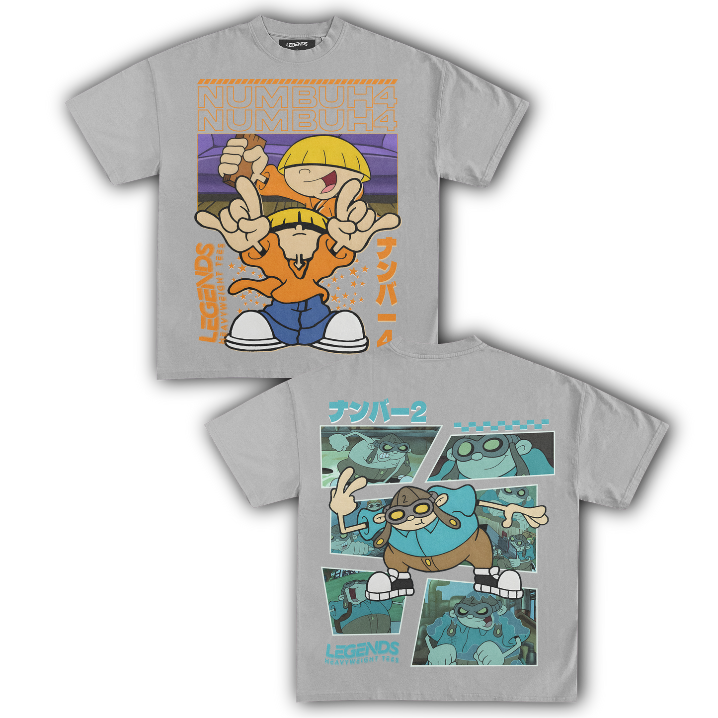KIDS NEXT DOOR - NUMBER 4 & 2 TEE (DOUBLE SIDED)