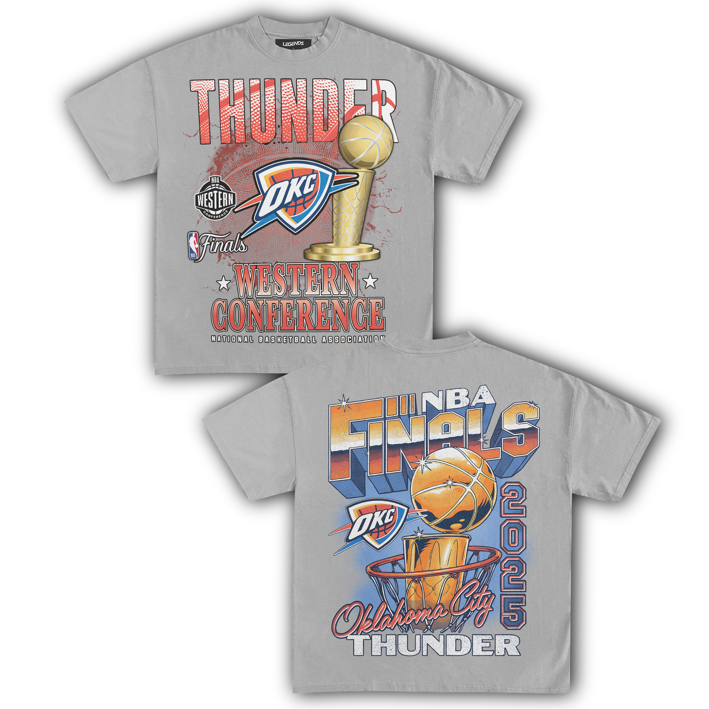OHKLAHOMA CITY THUNDER I (DOUBLE SIDED)