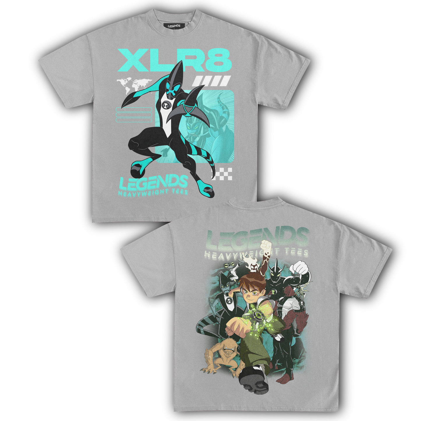 XRL8 & BEN 10 TEE (DOUBLE SIDED)