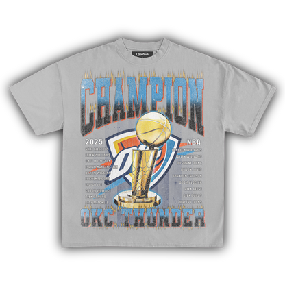 OKLAHOMA CITY THUNDER - CHAMPION ROSTER TEE