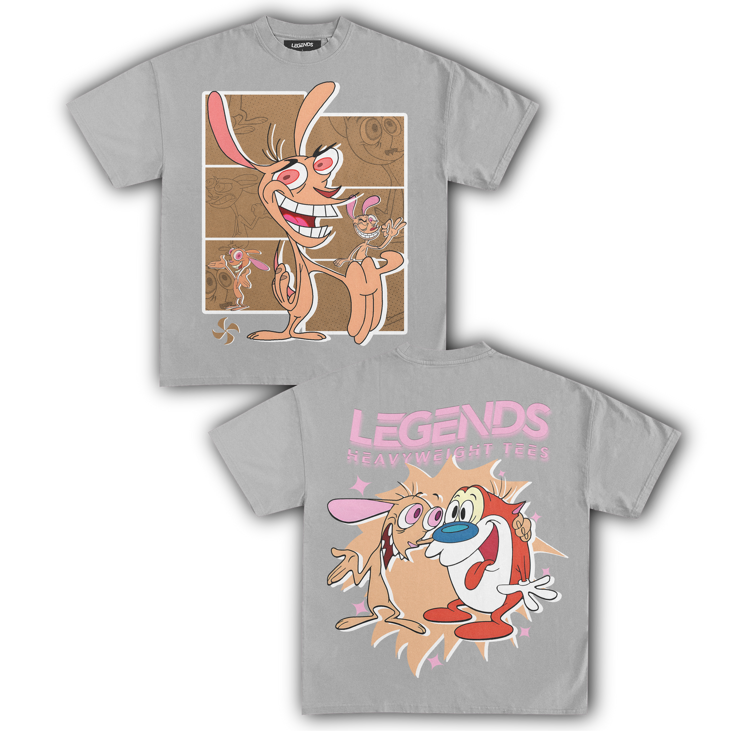 REN & STIMPY TEE III (DOUBLE SIDED)