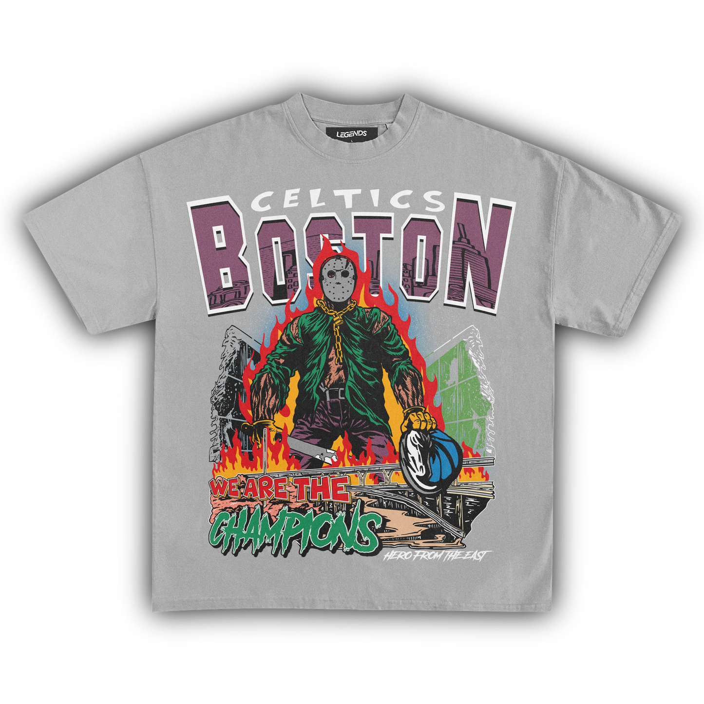 BOSTON CELTICS HELLFIRE TEE