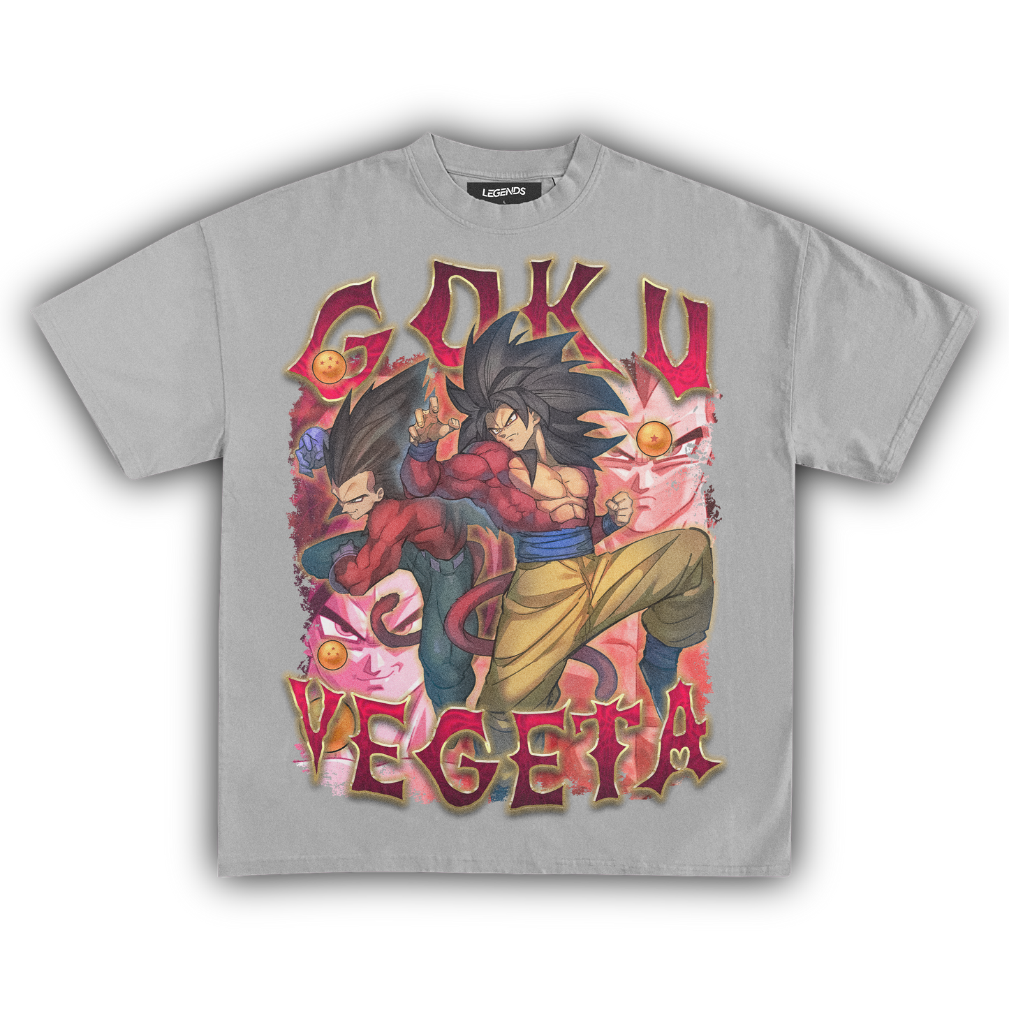 DRAGON BALL Z: GOKU x VEGETA VINTAGE TEE