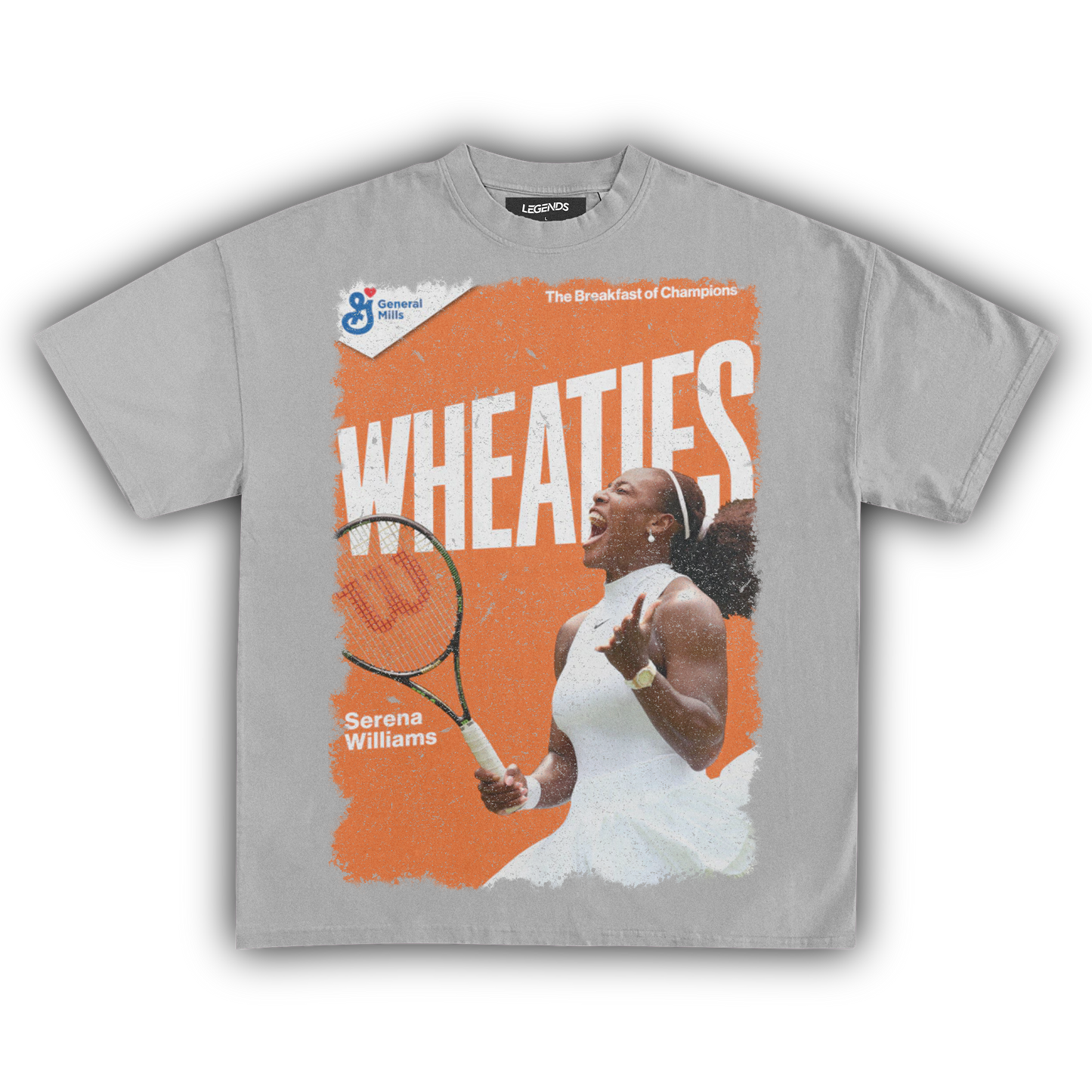 WHEATIES SERENA WILLIAMS 2001 VINTAGE TEE