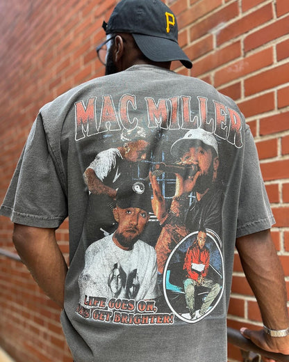 MAC MILLER BEATS VINTAGE TEE (Double Sided)