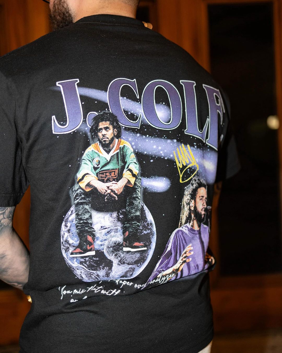 J. Cole Big Face Tee Vintage Heavyweight T Shirt Legends Heavyweight Tees