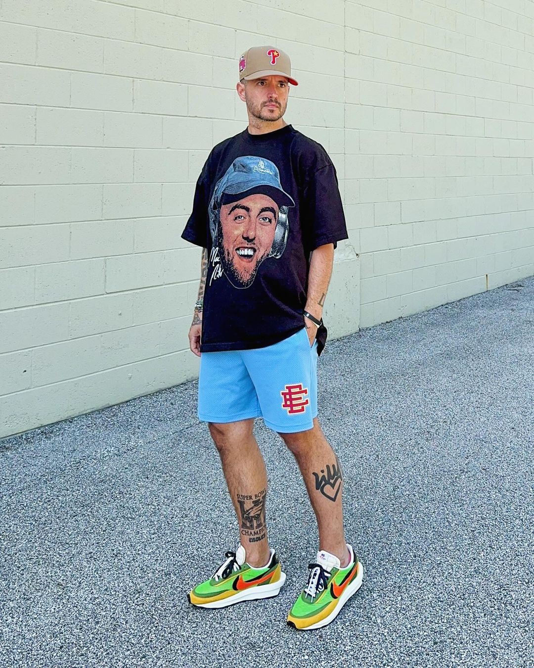 MAC MILLER BEATS VINTAGE TEE (Double Sided)