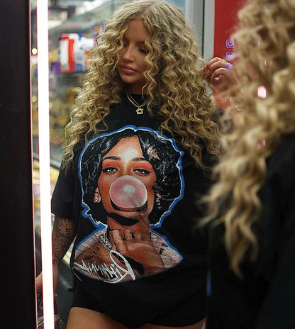 RIHANNA BUBBLEGUM TEE (Double Sided)