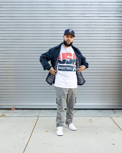 USA BASKETBALL VINTAGE TEE