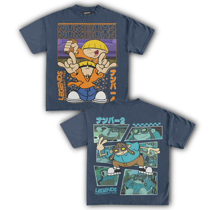 KIDS NEXT DOOR - NUMBER 4 & 2 TEE (DOUBLE SIDED)
