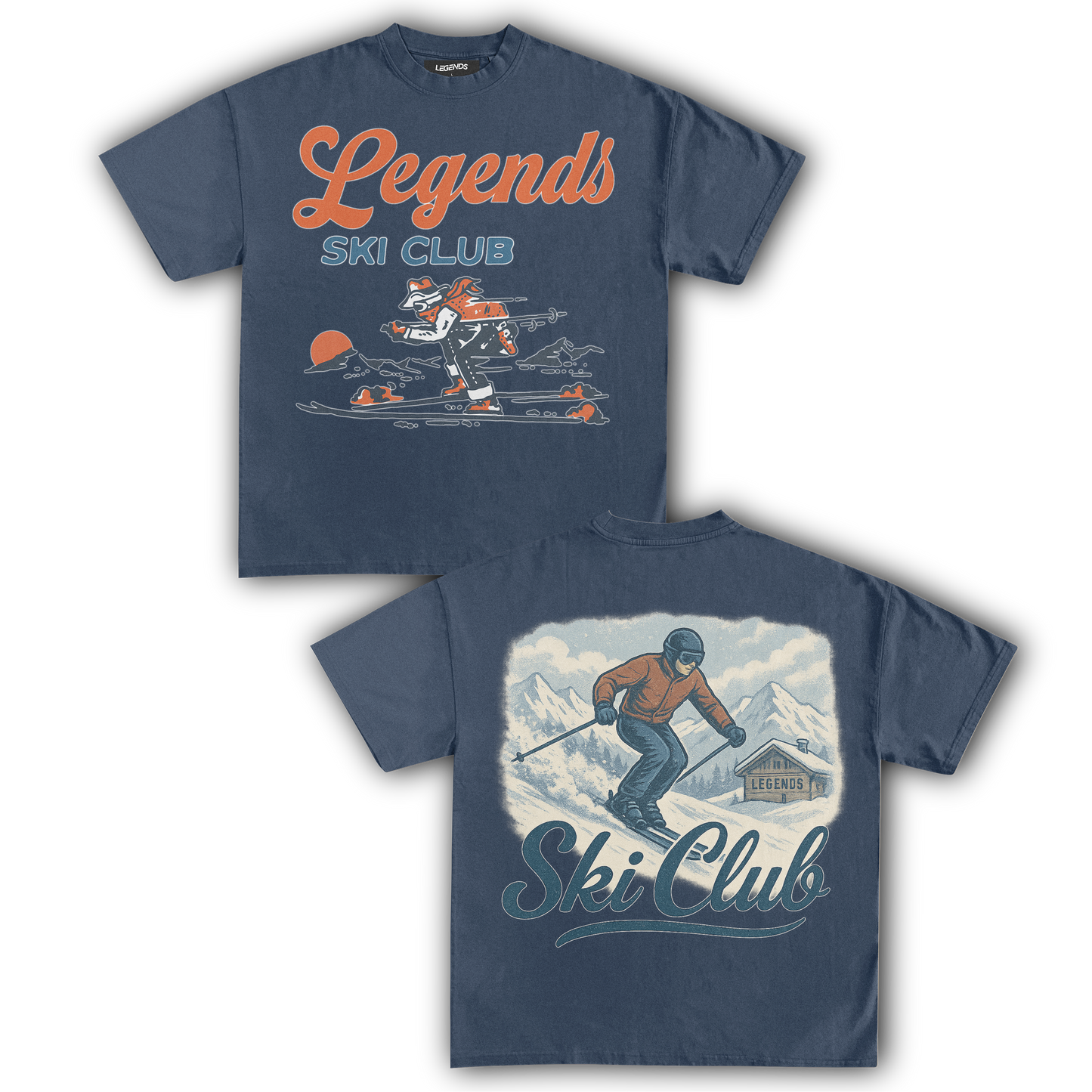 LEGENDS SKI CLUB - SKI CLUB II (DOUBLE SIDED)