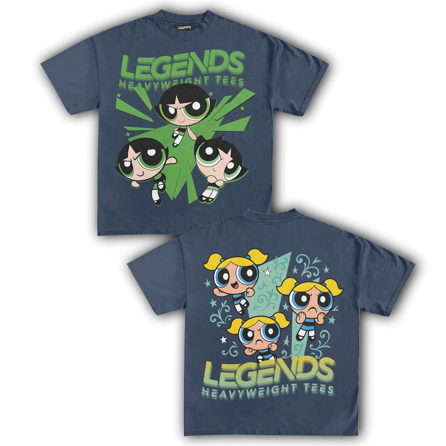 BUTTERCUP & BUBBLES TEE (DOUBLE SIDED)