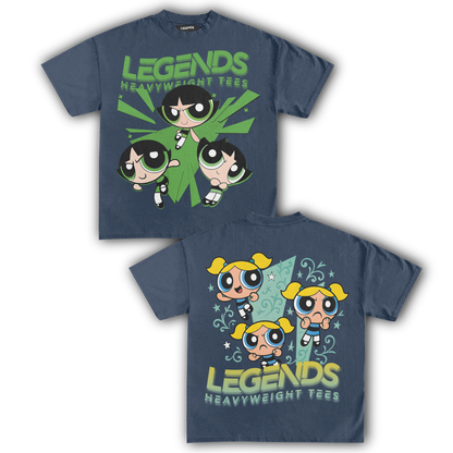 BUTTERCUP & BUBBLES TEE (DOUBLE SIDED)