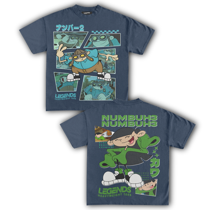 KIDS NEXT DOOR - NUMBER 2 & 3 TEE (DOUBLE SIDED)
