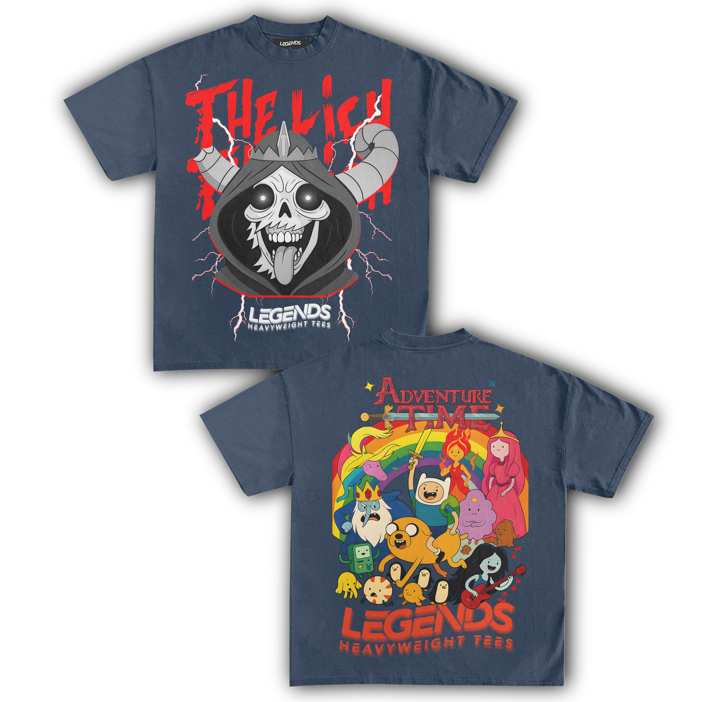 ADVENTURE TIME - THE LICH TEE II (DOUBLE SIDED)